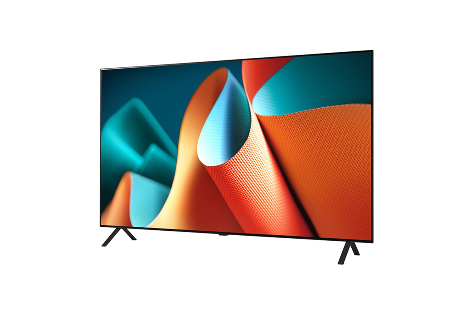 若干角度をつけたLG OLED TV、OLED B4Eの左向きの側面畫像