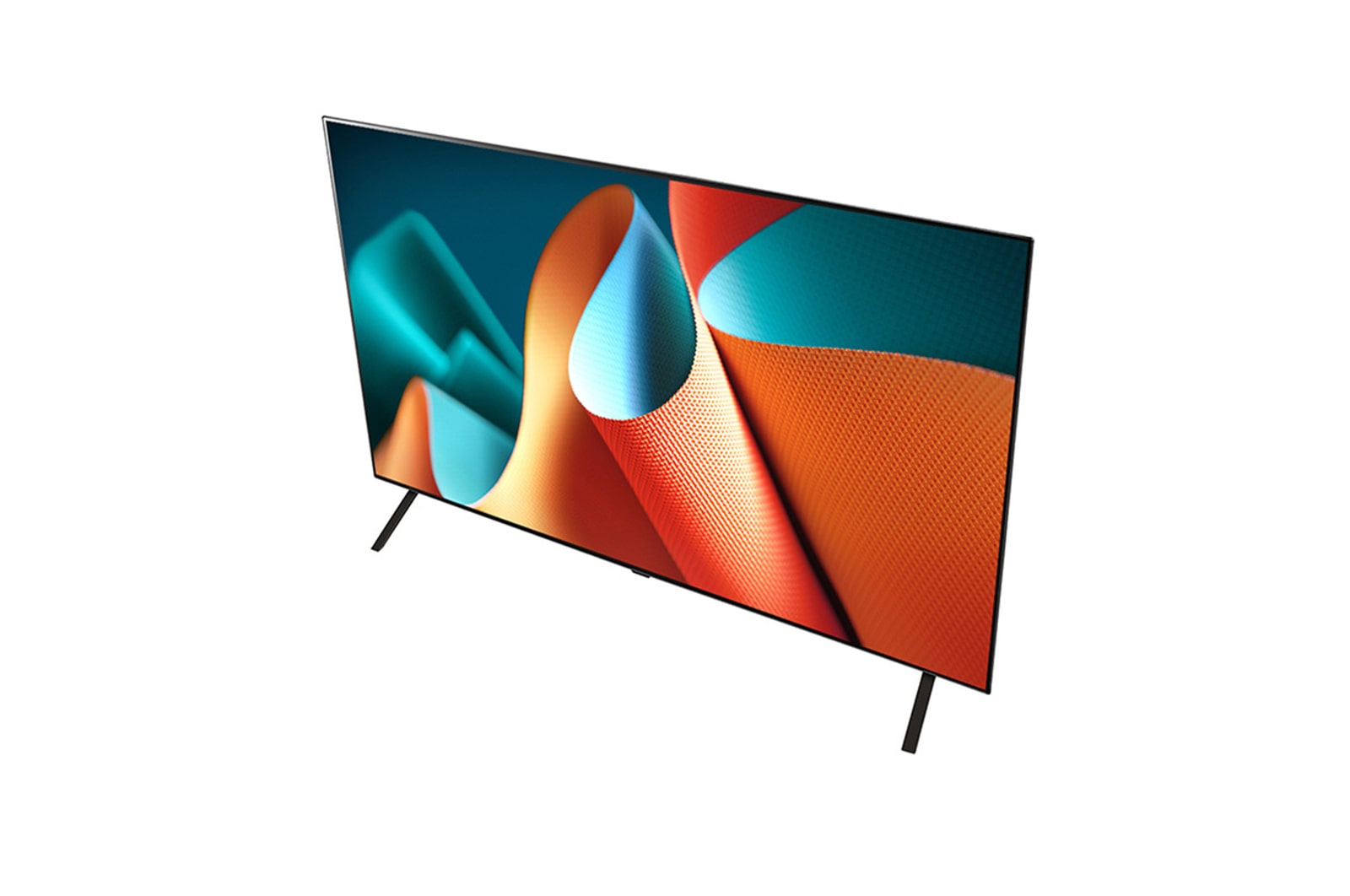 上から撮影されたLG OLED TV、OLED B4Eの斜め畫像
