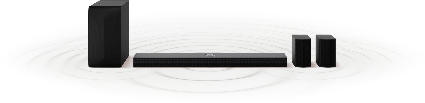Soundbar and speakers