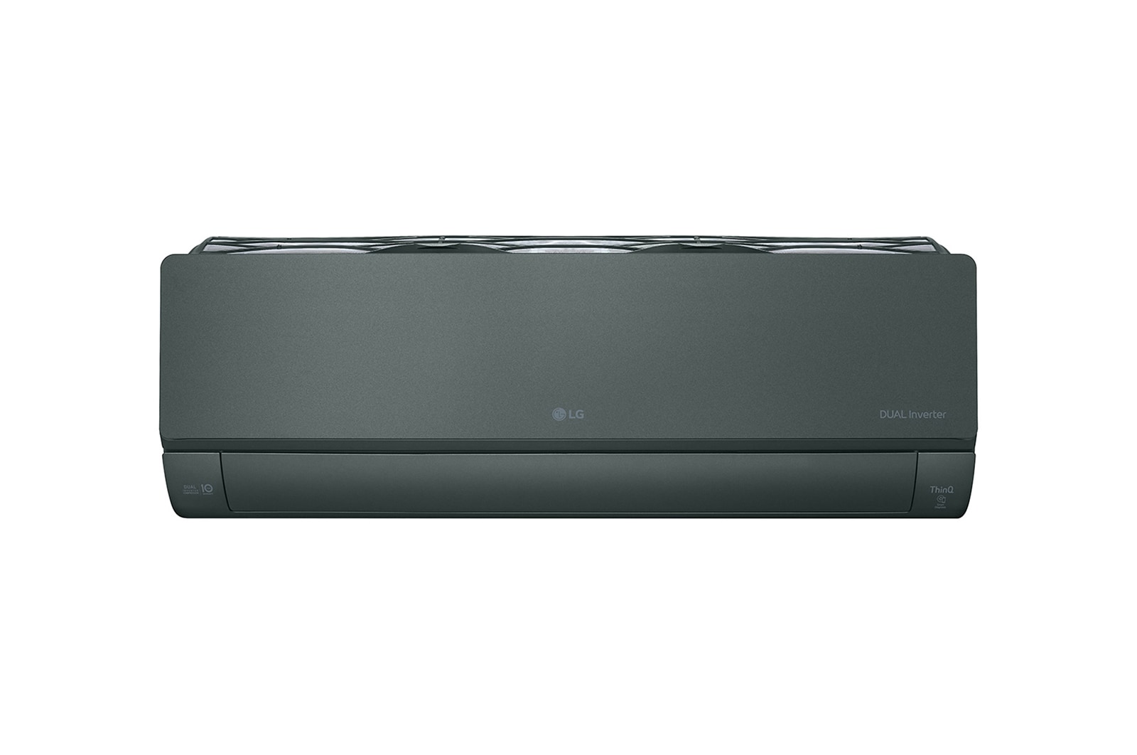 Вид спереди Кондиционер LG ARTCOOL Objet Collection, Dual Inverter, до 36 м2, UVnano?, R32, умный дом ThinQ(AG12BK)