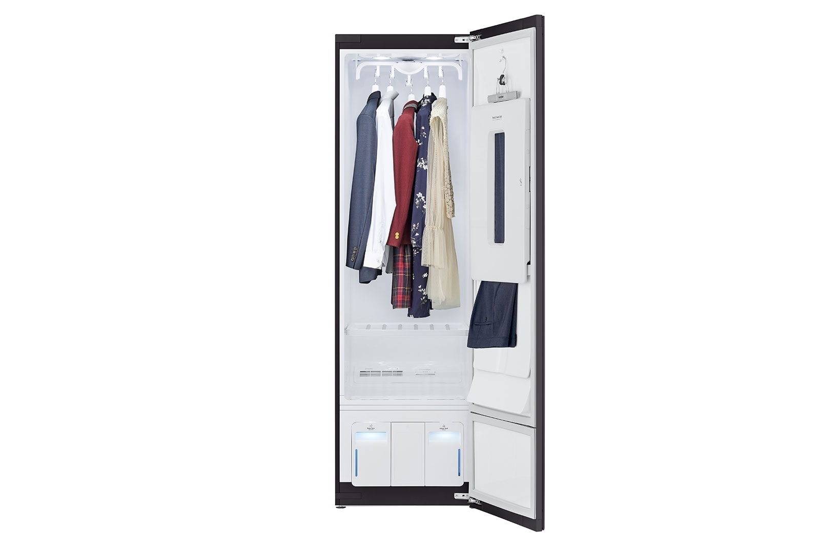 LG Паровой шкаф LG Styler? Objet Collection, TrueSteam?, 5 вещей, пресс для брюк, элегантный дизайн, зеленый цвет, S5GOC