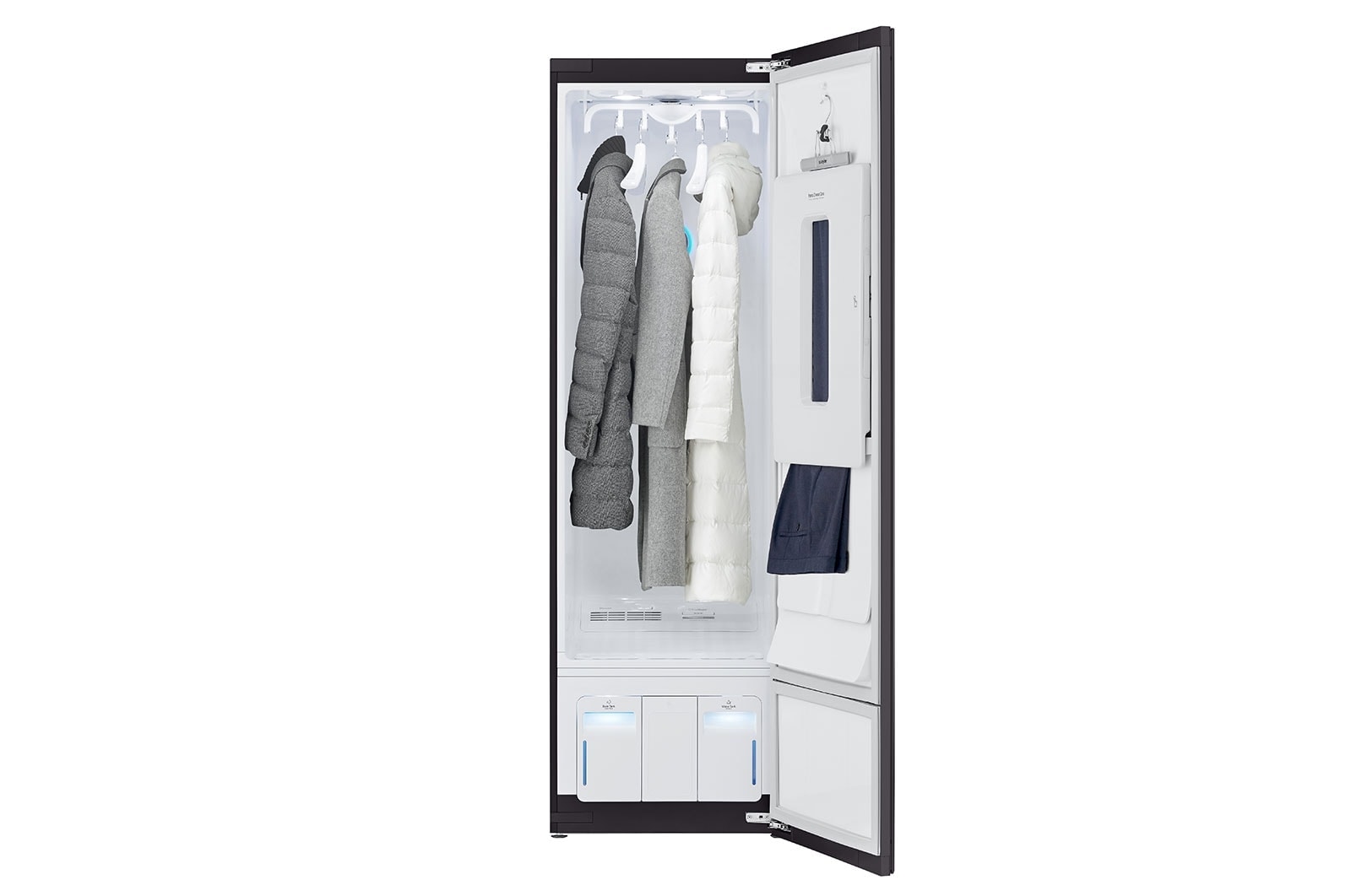 LG Паровой шкаф LG Styler? Objet Collection, TrueSteam?, 5 вещей, пресс для брюк, элегантный дизайн, зеленый цвет, S5GOC