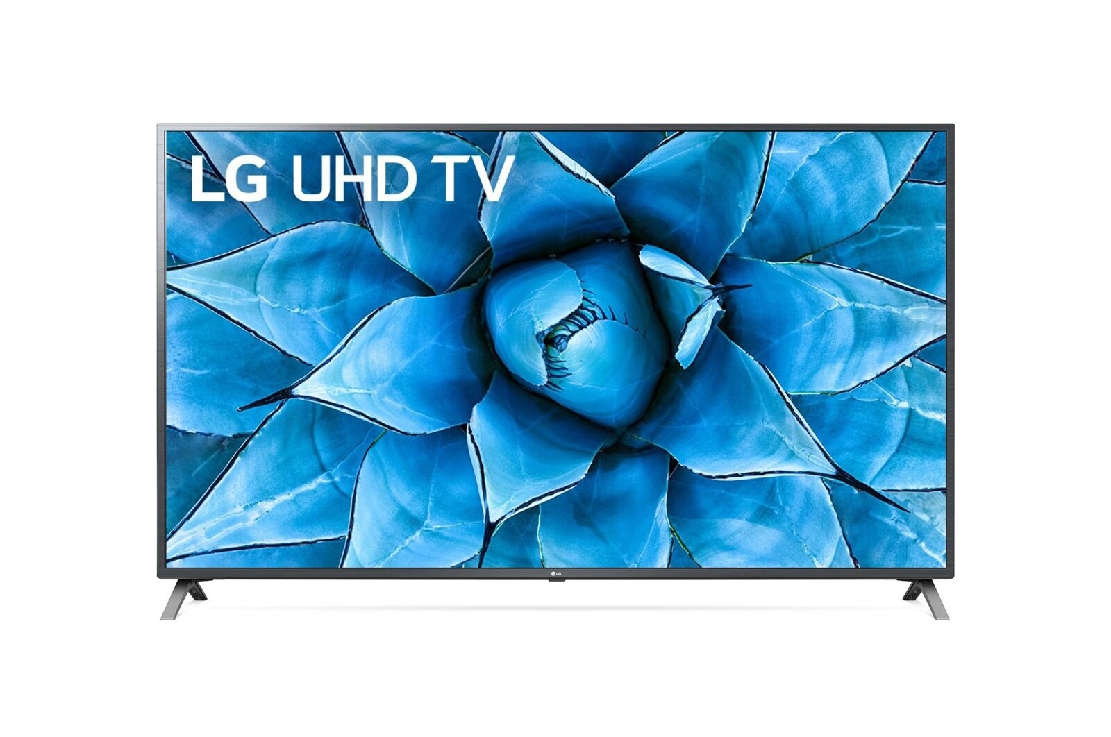 Вид Телевизор LG UN73 70 дюймов 4K Smart UHD 70UN73506LB спереди