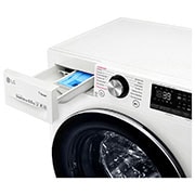 LG Стиральная машина с искусственным интеллектом LG AI DD, 8.5 кг, стирка с паром Steam+, TurboWash39, ThinQ, F2V9GW9W