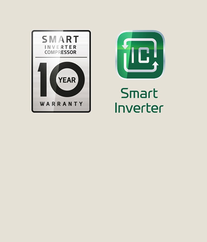 изображение Smart Inverter Compressor с 10-летней гарантией.	