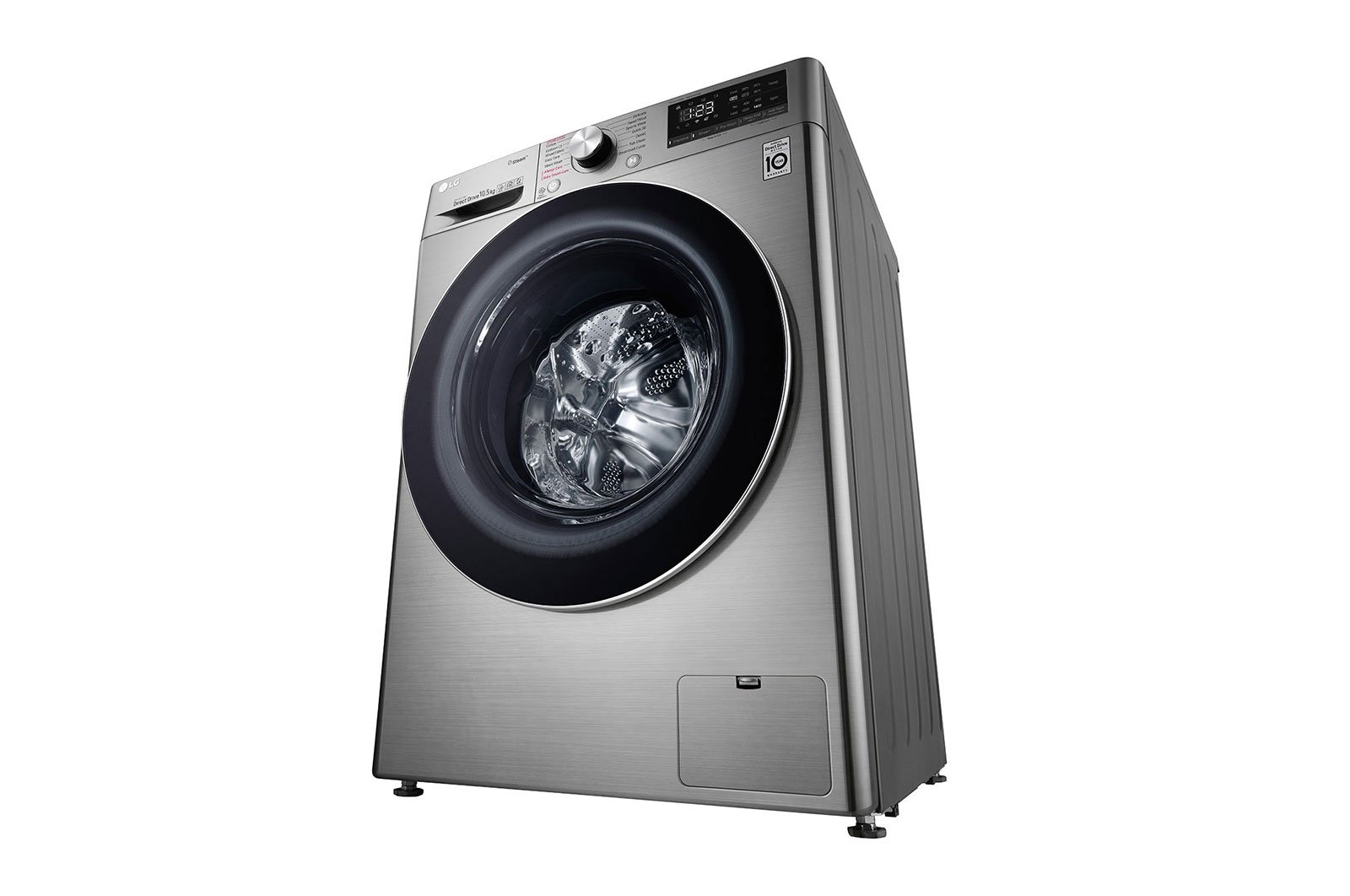 LG Lave-linge LG Vivace, 10.5?Kg, capacité plus grande, AI DD, vapeur, ThinQ, F4V5RYP2T
