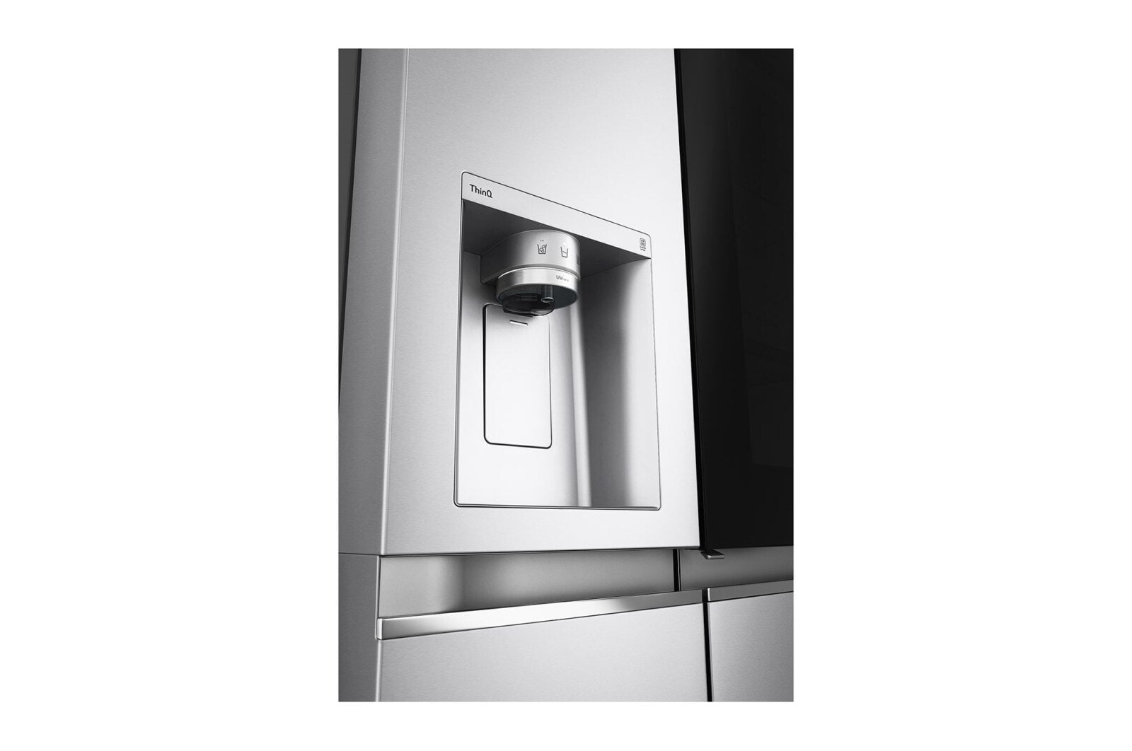 LG Réfrigérateur InstaView Door-in-Door? Américain | Compresseur Linéaire Inverter  | 635 L | DoorCooling+ | Hygiene Fresh+? | ThinQ, GR-X257CSES