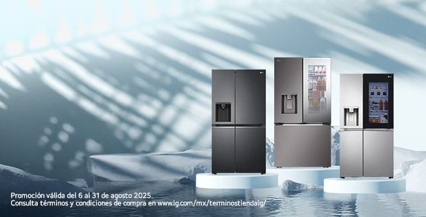 Hielo siempre listo con los refrigeradores LG