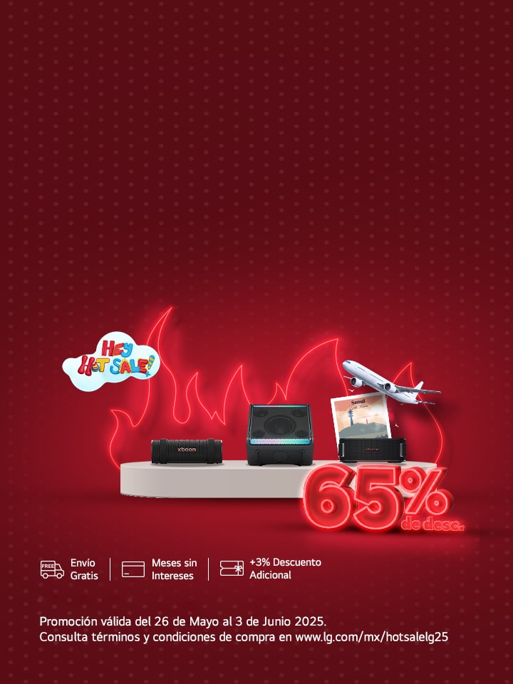 Llego Hot Sale y en LG tenemos las mejores promociones y descuentos, compra HOY