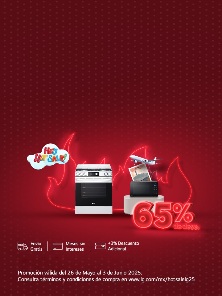 Llego Hot Sale y en LG tenemos las mejores promociones y descuentos, compra HOY