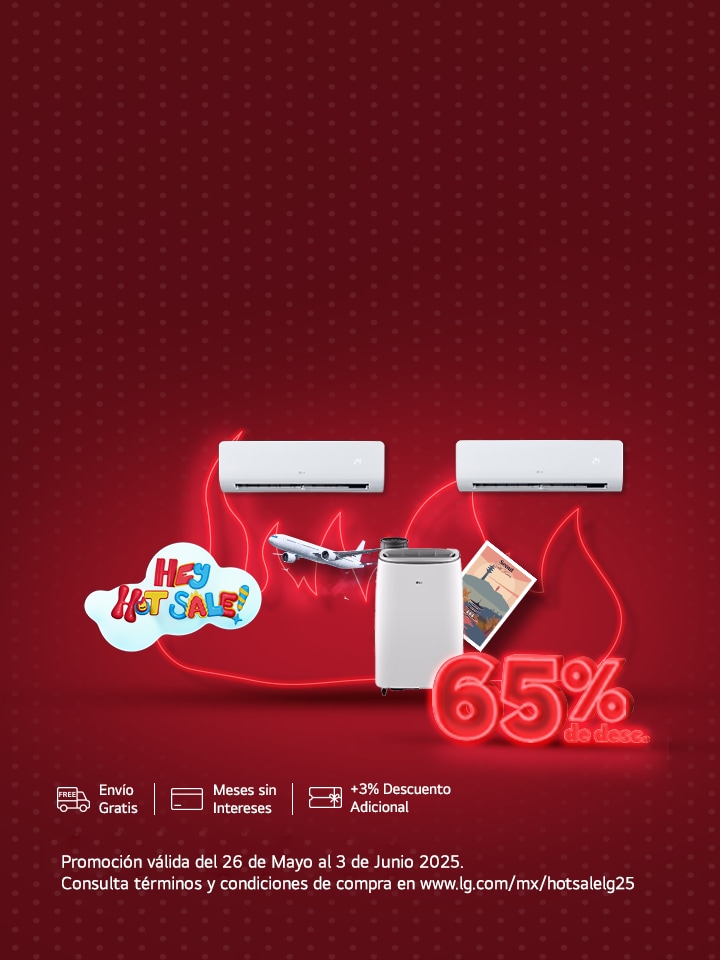 Llego Hot Sale y en LG tenemos las mejores promociones y descuentos, compra HOY