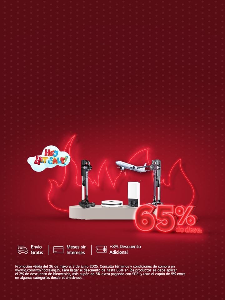 Llego Hot Sale y en LG tenemos las mejores promociones y descuentos, compra HOY