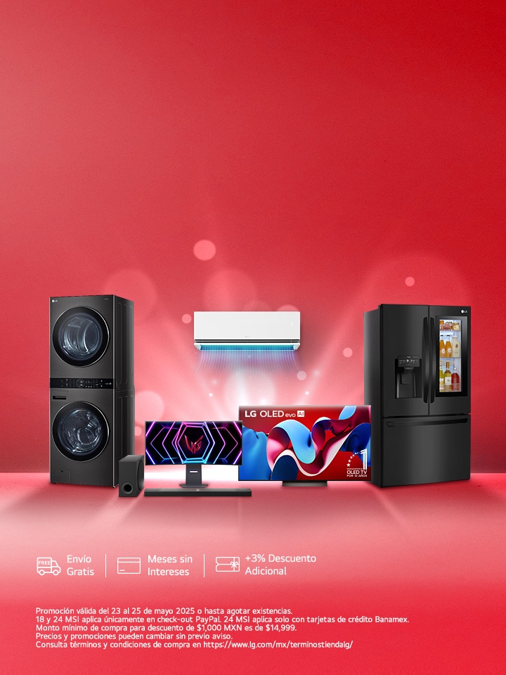 Aprovecha y adquiere eso que tanto quieres de LG con la preventa PayPal
