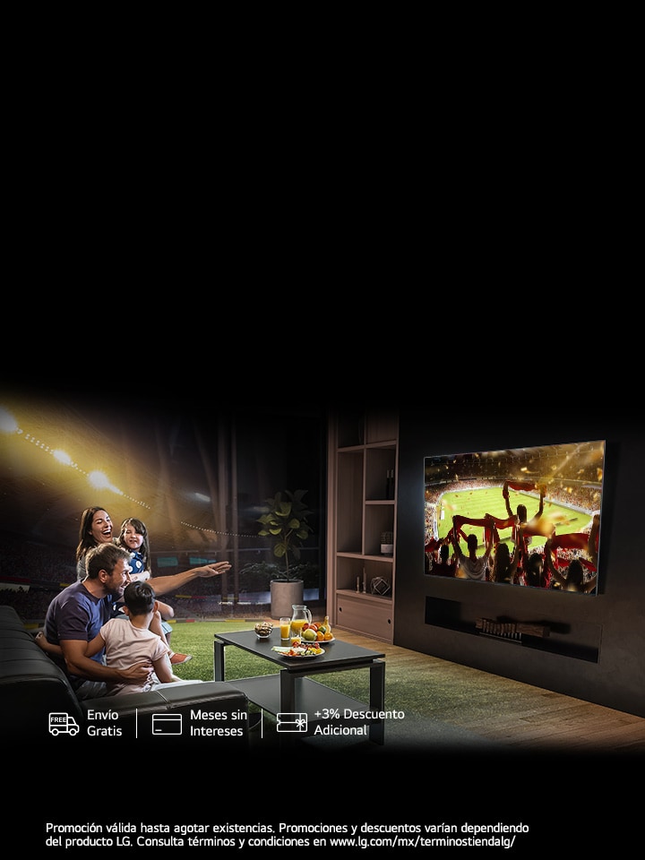 Prepárate para el mundial y compra tu próxima LG TV