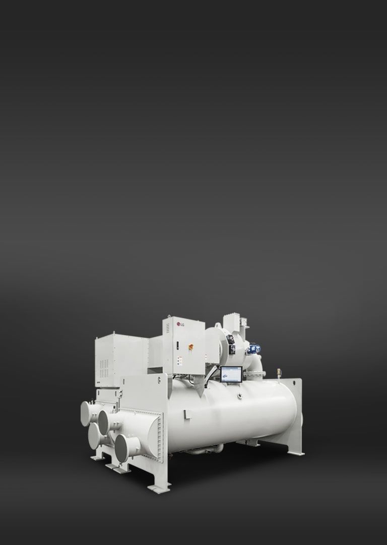 LG HVAC presenta su enfriador de rodamientos magnéticos sin aceite, destacando su dise?o compacto y robusto, ideal para aplicaciones industriales eficientes.