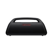 Vista frontal de la LG xboom XG9QBK | Bocina Bluetooth portátil | xboom IP67 y batería de 24 horas de duración