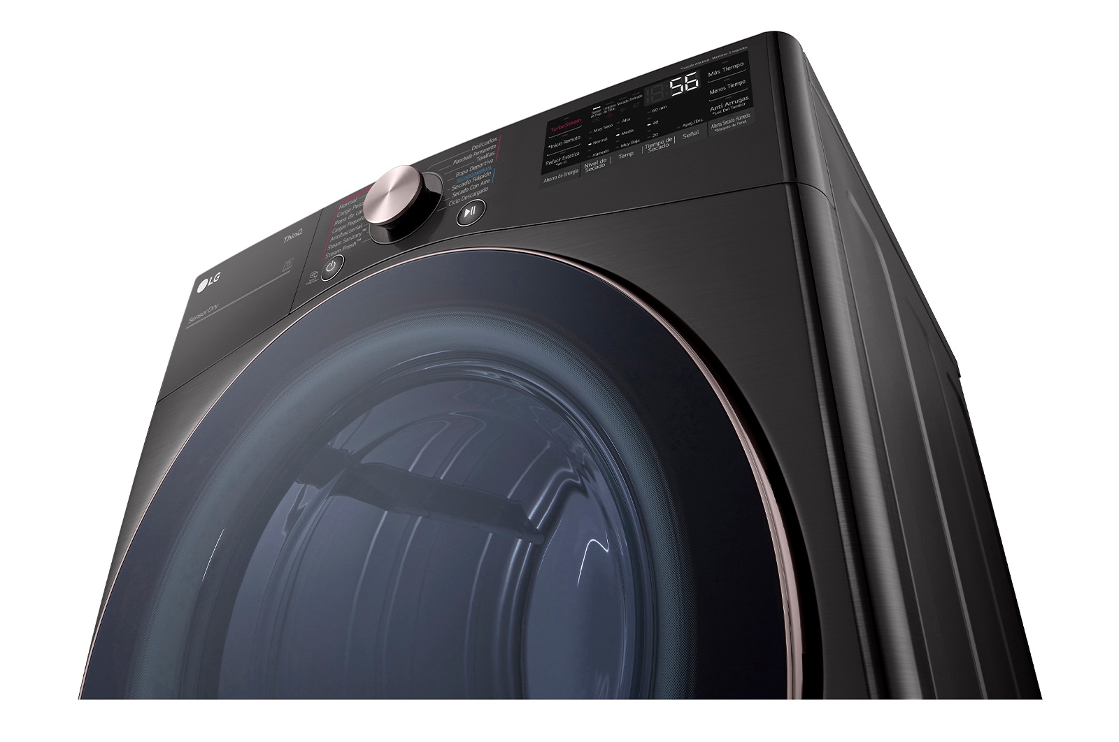 LG Secadora LG Carga Frontal de Gas con Steam Fresh? 22kg, DF22BV2SR