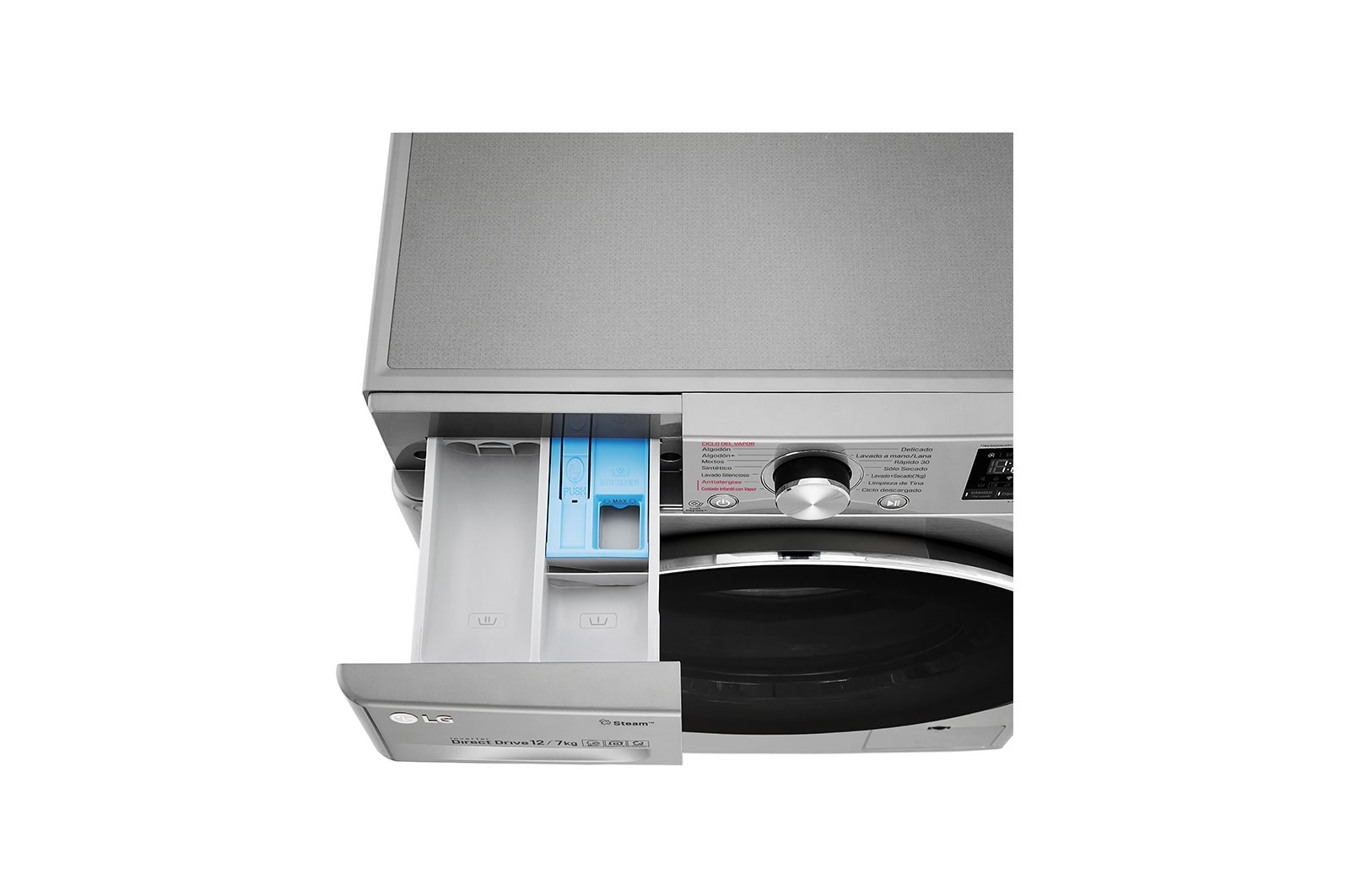 LG Lavadora y Secadora 12/7 Kg - WD12VVC4S6S, WD12VVC4S6S