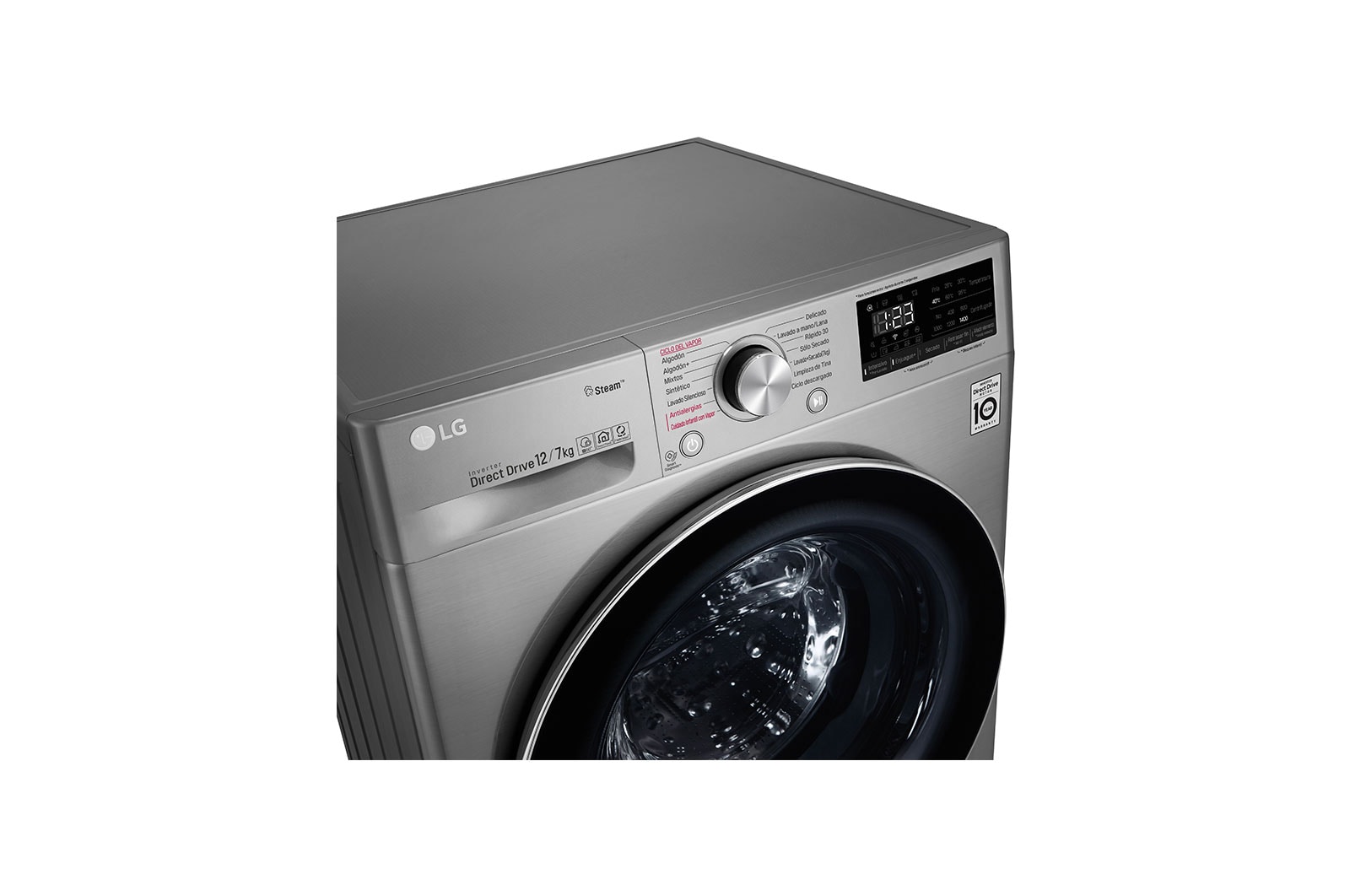 LG Lavadora y Secadora 12/7 Kg - WD12VVC4S6S, WD12VVC4S6S