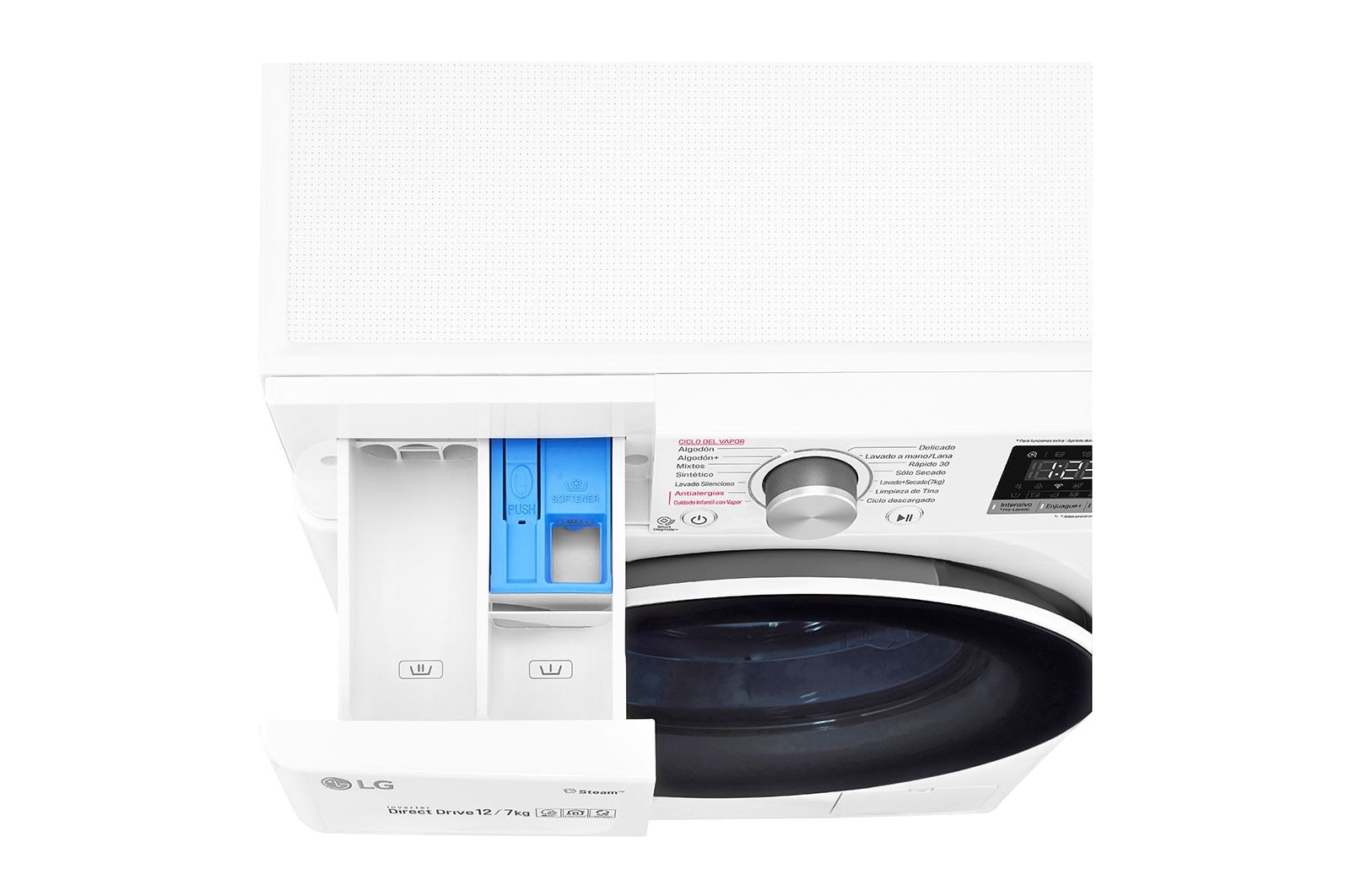 LG Lavasecadora Carga Frontal AI DD? 12/7 kg, WD12WVC4S6