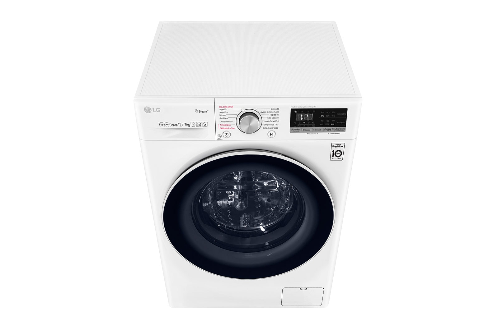 LG Lavasecadora Carga Frontal AI DD? 12/7 kg, WD12WVC4S6