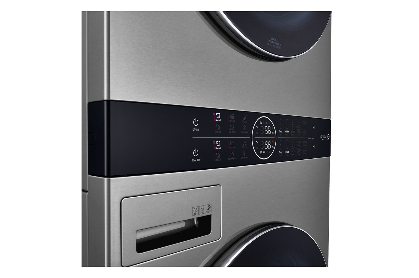 LG Torre de lavado WashTower? con AI DD? 22kg (con Secadora de gas), WK22VKS6