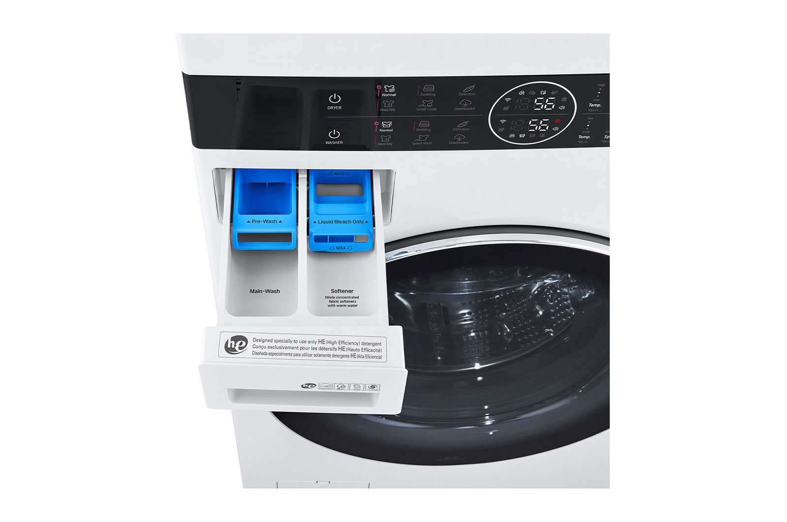 LG Torre de lavado WashTower? con AI DD? 22kg (con Secadora de gas) , WK22WS6