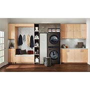 LG  Combo: Torre de lavado LG WashTower? (con secadora de Gas) + Sistema de vapor LG Styler. La pureza y frescura del vapor con la eficiencia de la inteligencia artificial., WK22WS6-S3MFBN