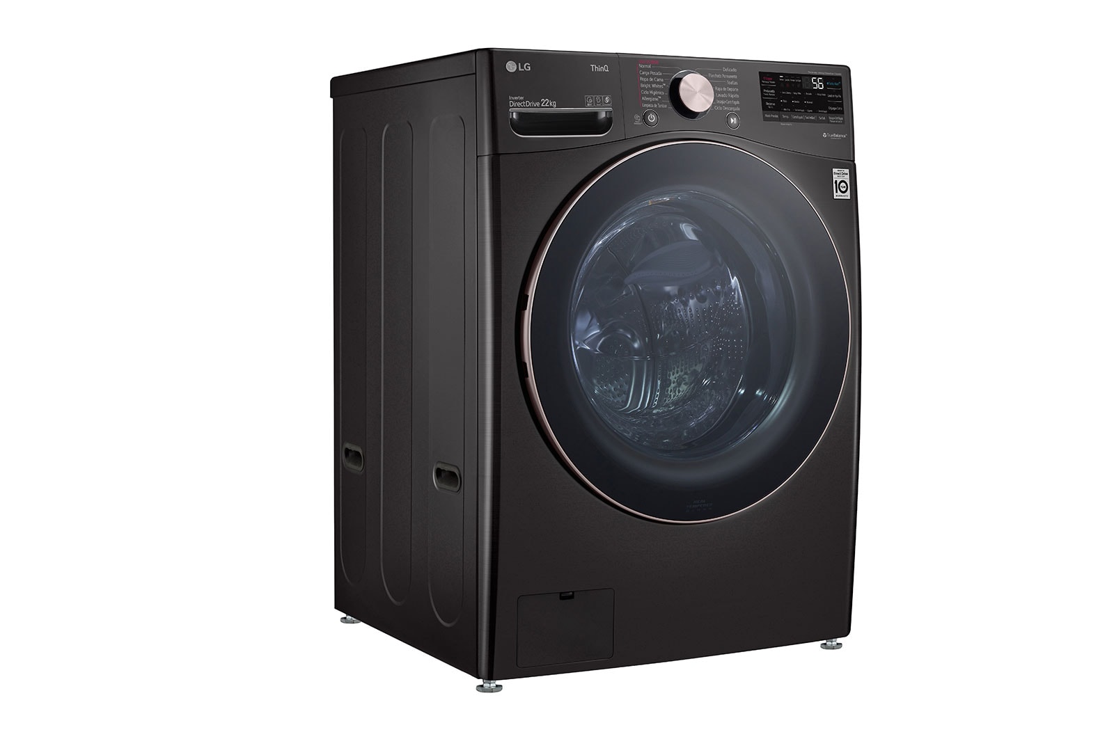LG Lavadora LG Carga Frontal AI DD? 22kg, WM22BV2S6GR