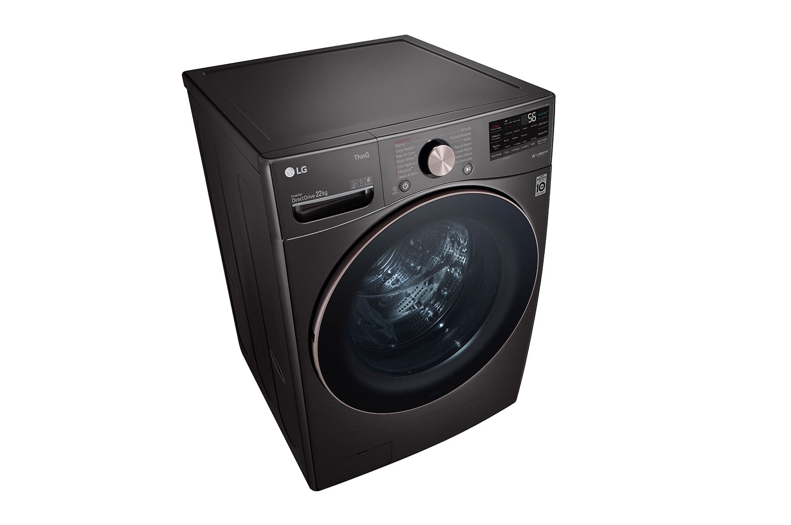 LG Lavadora LG Carga Frontal AI DD? 22kg, WM22BV2S6GR