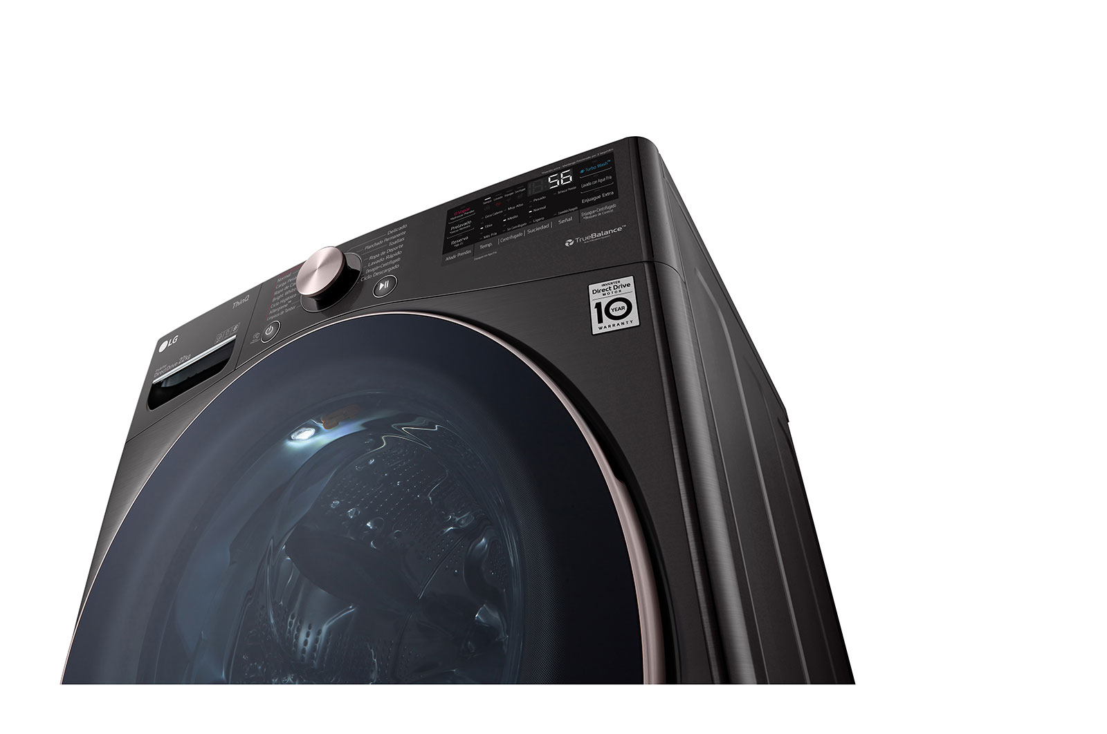 LG Lavadora LG Carga Frontal AI DD? 22kg, WM22BV2S6GR