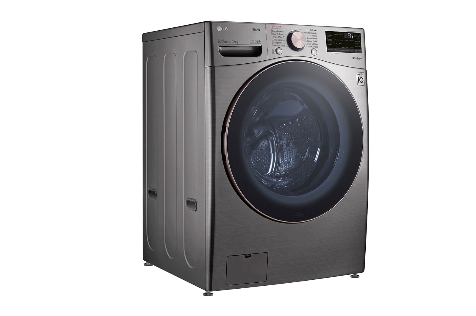 LG Lavadora LG Carga Frontal AI DD? 22kg, WM22VV2S6GR