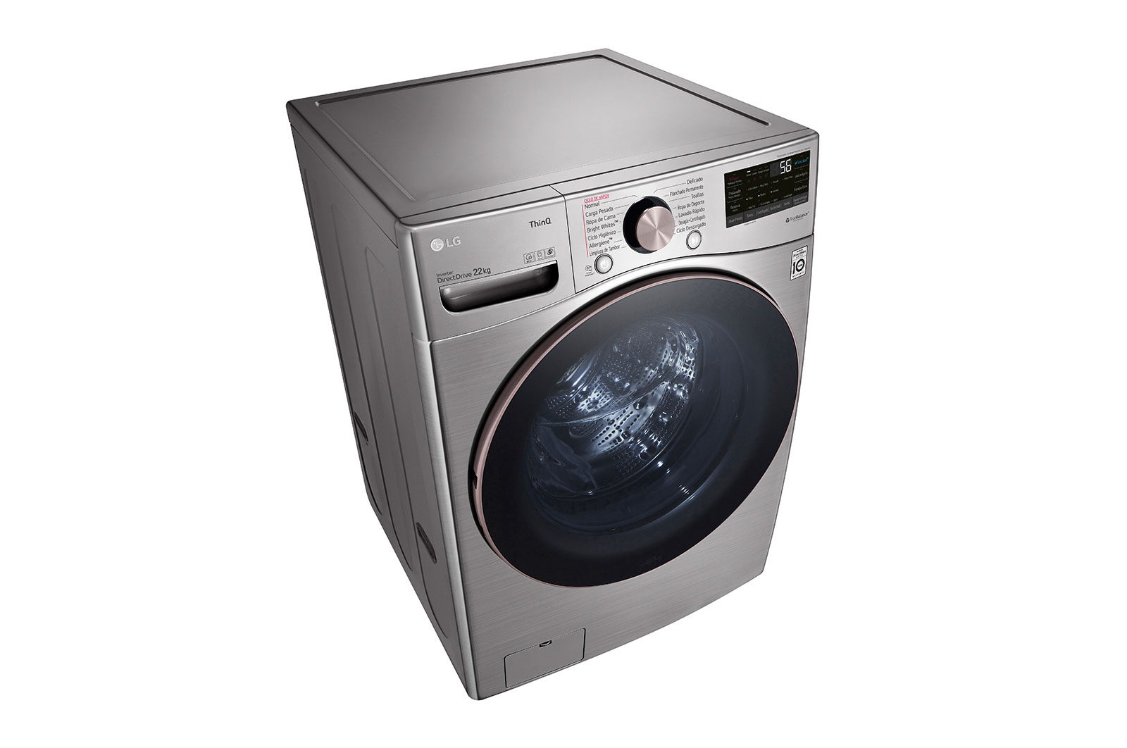 LG Lavadora LG Carga Frontal AI DD? 22kg, WM22VV2S6GR