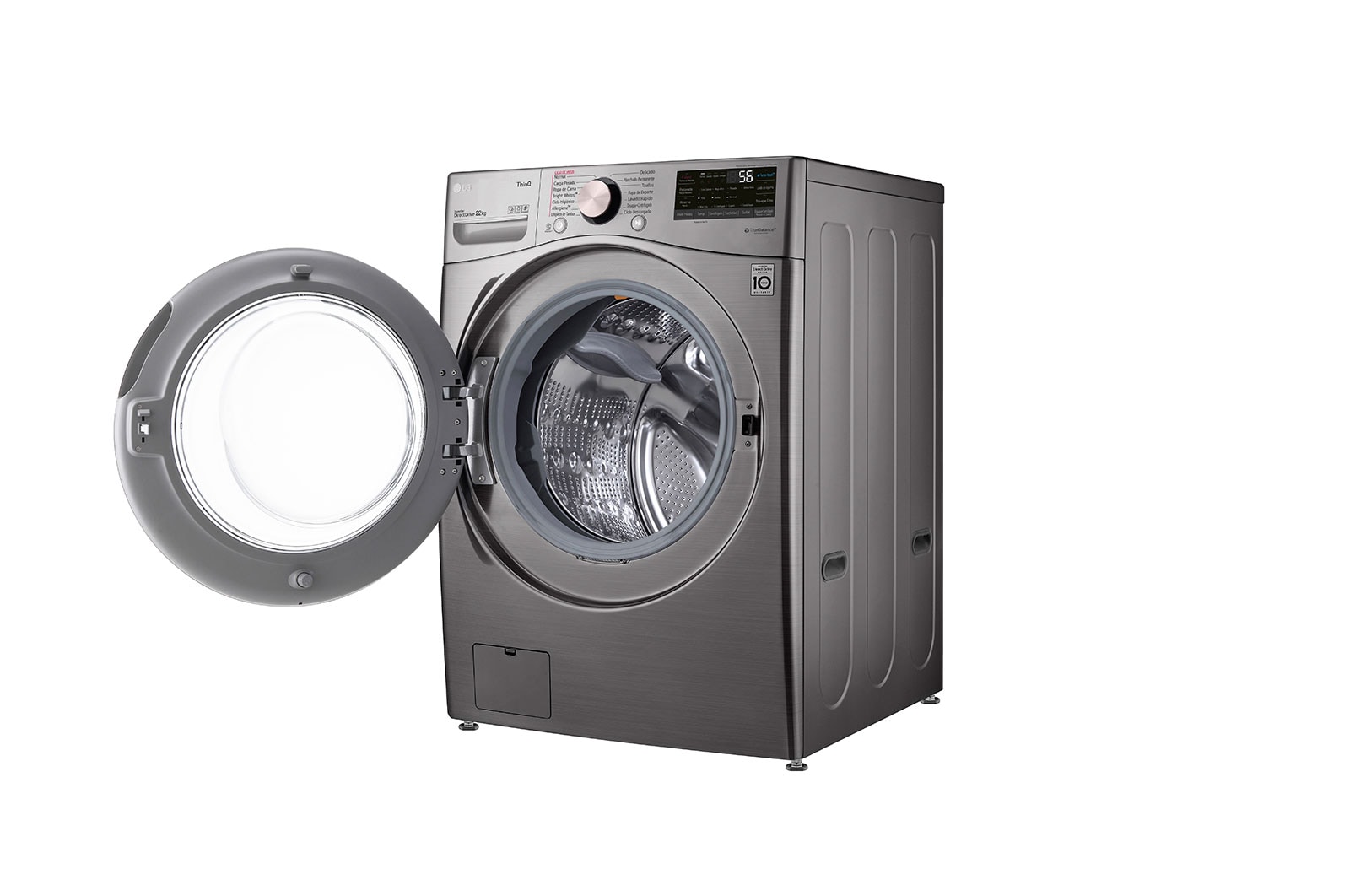 LG Lavadora LG Carga Frontal AI DD? 22kg, WM22VV2S6GR