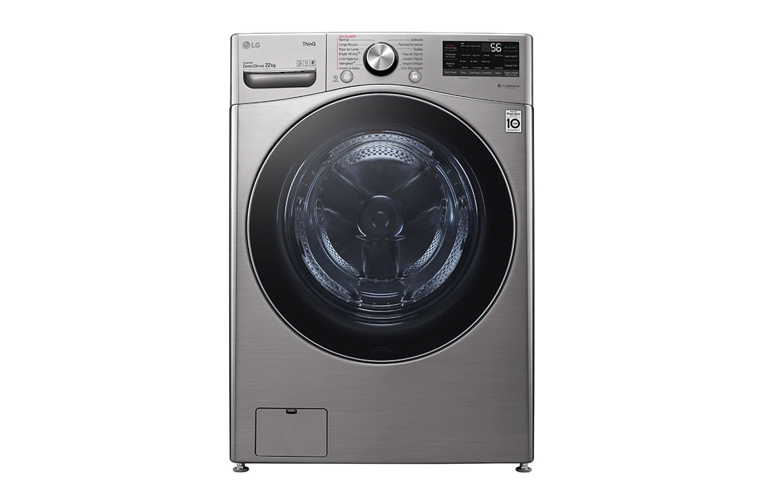 LAVADORA LG CARGA FRONTAL AI DD? 22KG - WM22VV2S6R | LG MX