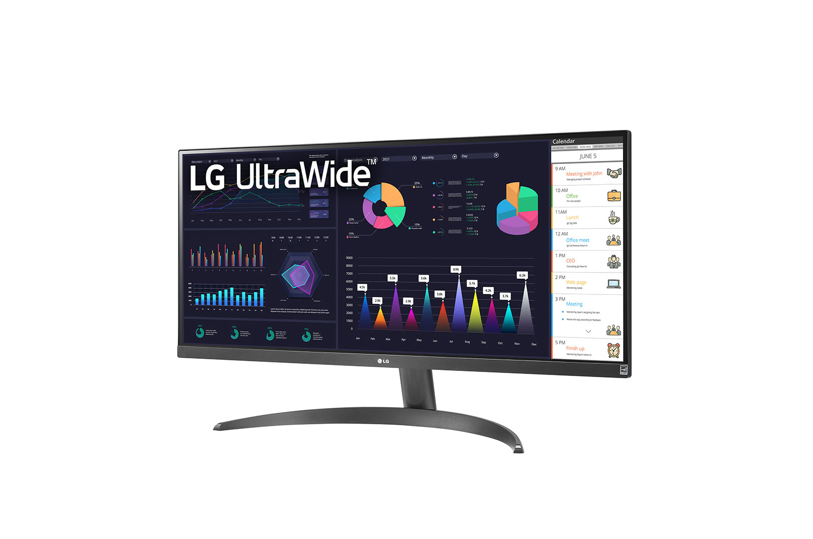 LG Monitor IPS Full HD UltraWide? 21:9 de 29" con AMD FreeSync?, 29WQ500-B