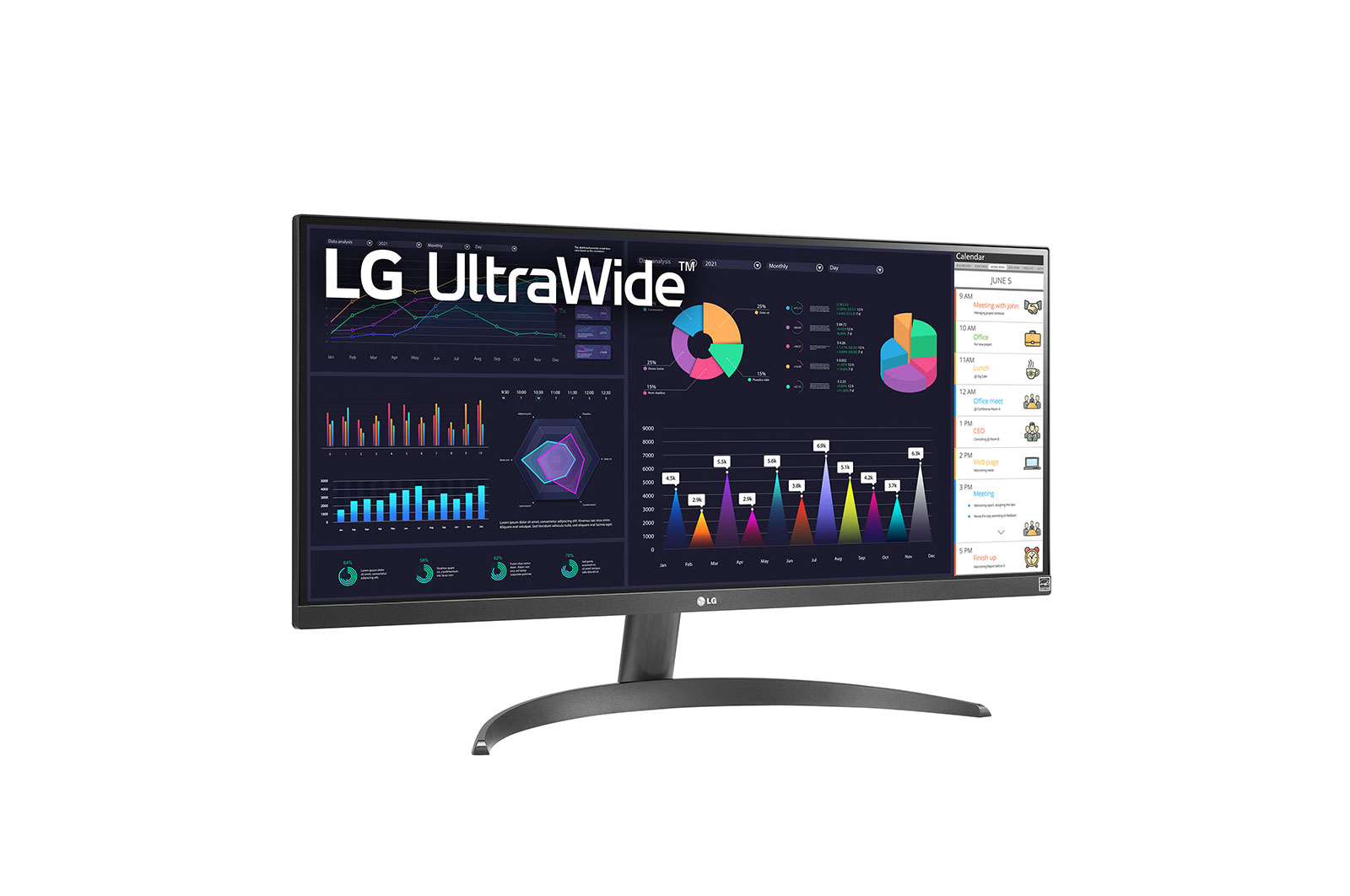 LG Monitor IPS Full HD UltraWide? 21:9 de 29" con AMD FreeSync?, 29WQ500-B