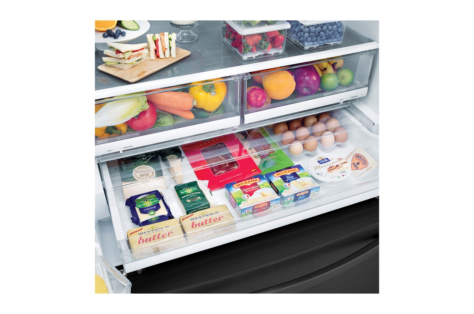 LG Refrigerador French Door 28 pies3 Instaview?, GM28XID