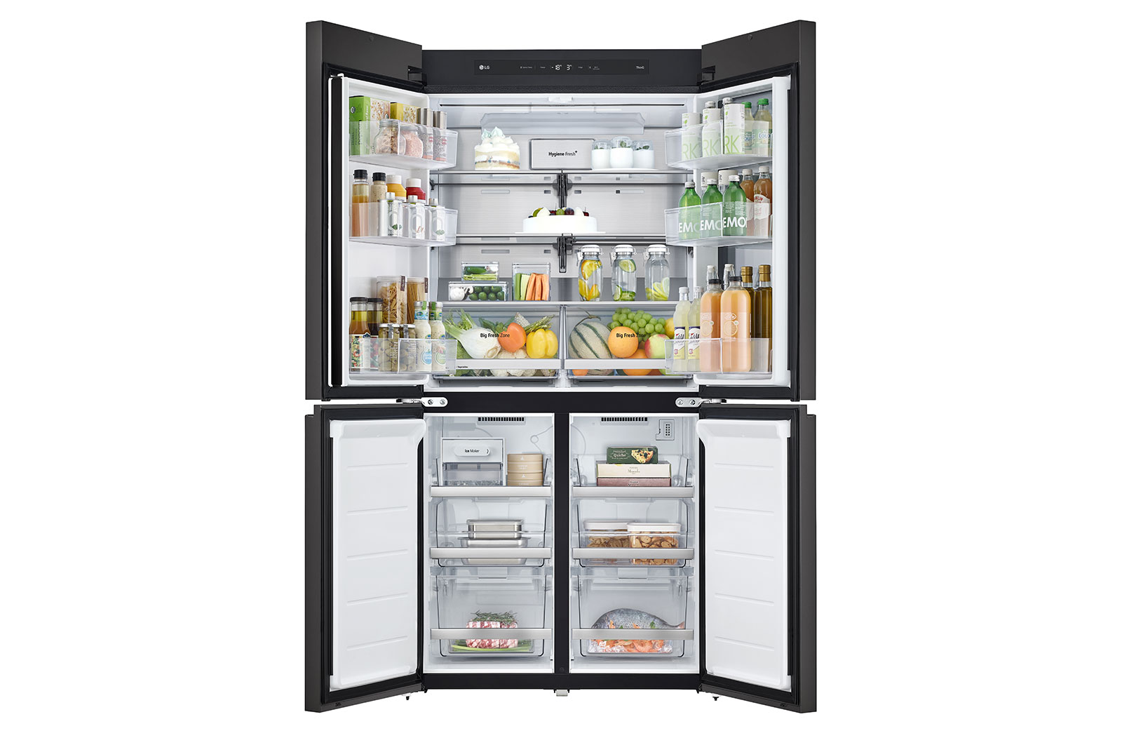 LG Refrigerador LG InstaView? Color Rosa Inteligente 22 piés cúbicos |LINEAR INVERTER, LM92BVJ
