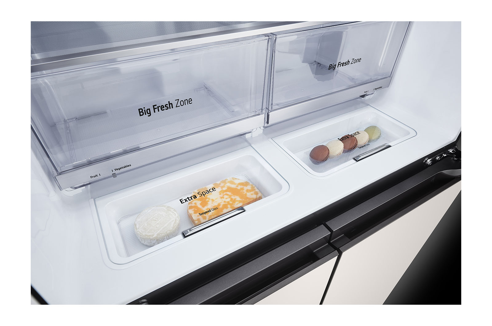 LG Refrigerador LG InstaView? Color Rosa Inteligente 22 piés cúbicos |LINEAR INVERTER, LM92BVJ