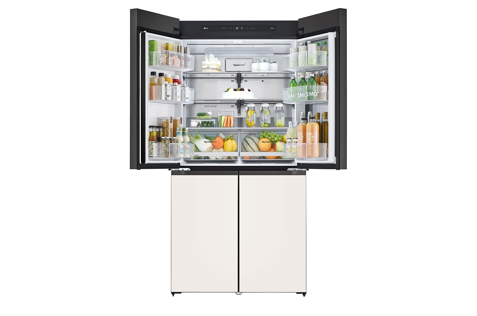 LG Refrigerador LG InstaView? Color Rosa Inteligente 22 piés cúbicos |LINEAR INVERTER, LM92BVJ