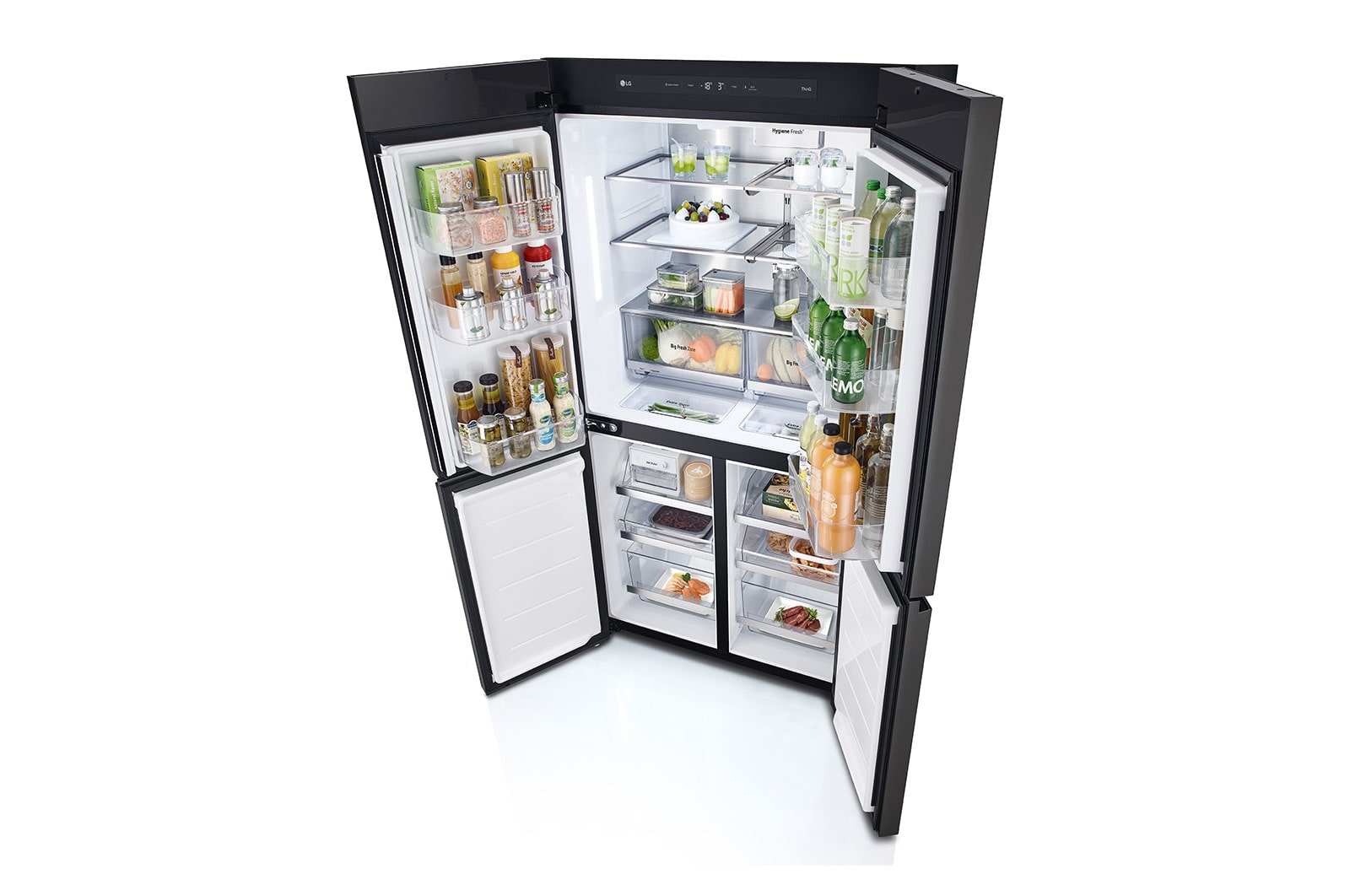 LG Refrigerador LG InstaView? Color Rosa Inteligente 22 piés cúbicos |LINEAR INVERTER, LM92BVJ