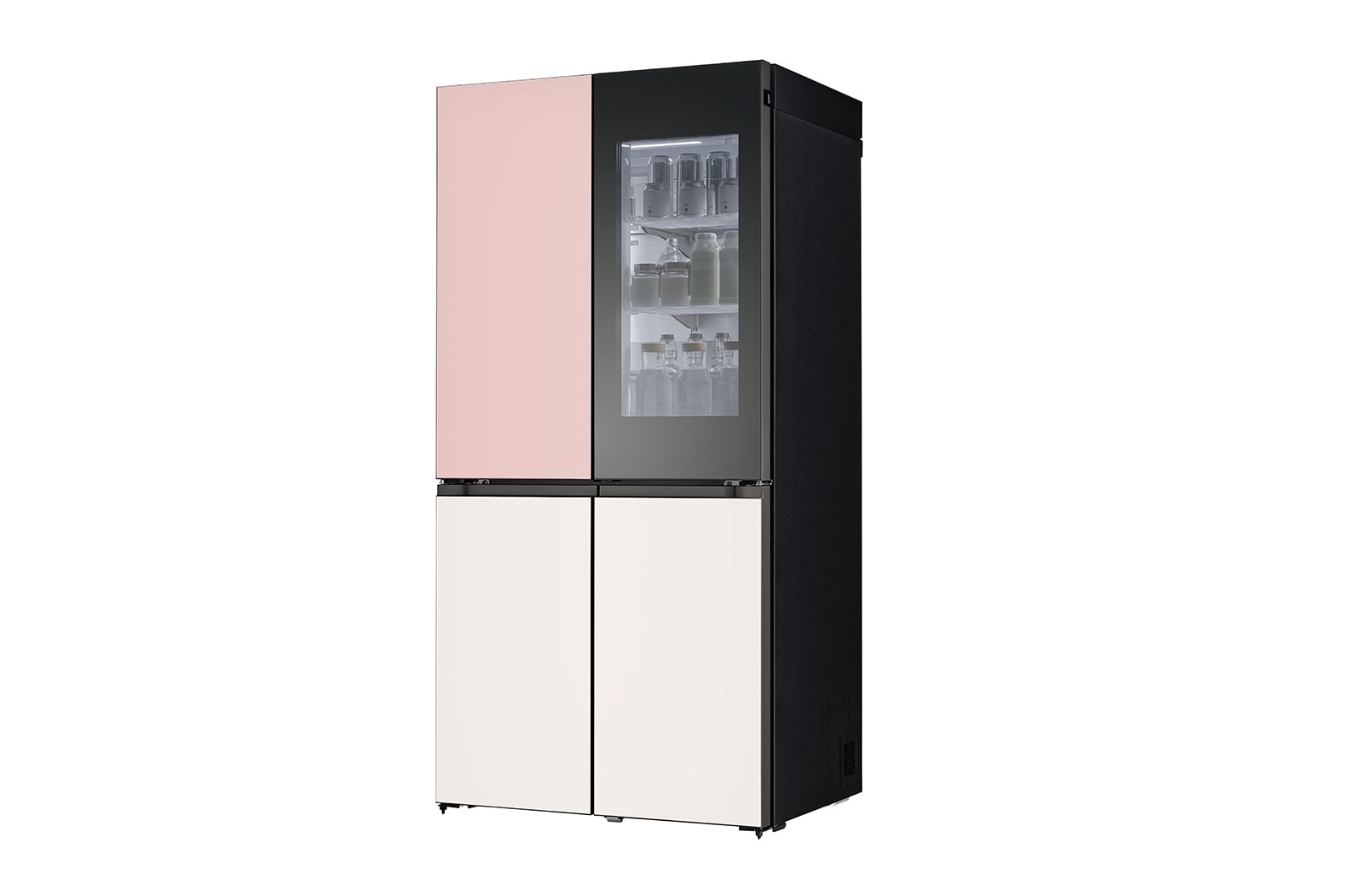 LG Refrigerador LG InstaView? Color Rosa Inteligente 22 piés cúbicos |LINEAR INVERTER, LM92BVJ