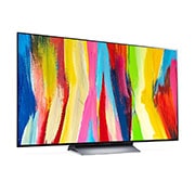 LG Pantalla LG OLED evo 55" C2 4K Smart TV con ThinQ AI, OLED55C2PSA