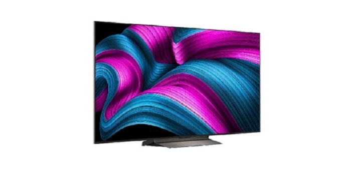 Vista frontal del OLED de LG
