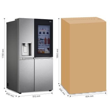 LG Refrigerador Side by Side 27 pies3 Instaview?, VS27XCS
