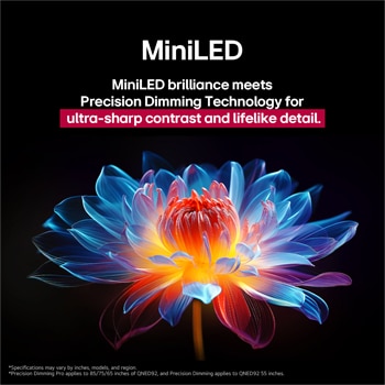 Splashes of paint burst from the floor up in diverse colors. Intertrek certification that shows independent testing placed below the image. The title talks about LG's new and unique wide color gamut technology that allows you to see vivid color on your screen.