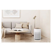 LG PuriCare? 360o HIT Air Purifier (Brown) with compact and complete air purification, AS60GHCG0
