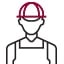 The LG HVAC end user is represented by an icon shaped like a person wearing a tie.