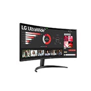 LG 34" 21:9 Curved UltraWide? QHD (3440x1440) Monitor with FreeSync?, 34WR50QC-B